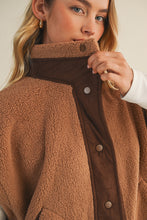 Load image into Gallery viewer, Fleece Utility Vest (Brown)
