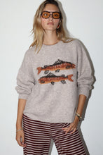 Load image into Gallery viewer, Gone Fishing Trout Sweater (Oatmeal)
