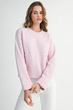 Load image into Gallery viewer, Baby Pink Pocket Sweater
