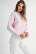 Load image into Gallery viewer, Baby Pink Pocket Sweater
