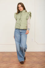 Load image into Gallery viewer, Belle Bow Vest (Olive)
