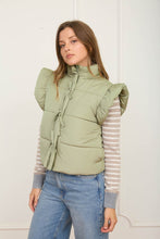 Load image into Gallery viewer, Belle Bow Vest (Olive)
