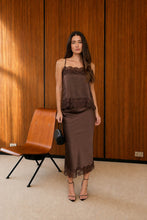 Load image into Gallery viewer, Lace Set Tank (Brown)
