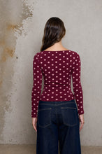 Load image into Gallery viewer, Polka Dot Boat Neck Long Sleeve
