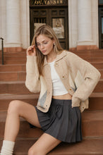 Load image into Gallery viewer, Collared Argyle Cardigan
