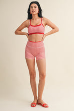 Load image into Gallery viewer, Gingham Set Bra (Red)
