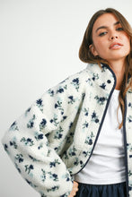 Load image into Gallery viewer, Blue Floral Fleece
