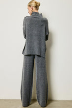 Load image into Gallery viewer, Julie Knit Set Mock Neck (Charcoal)
