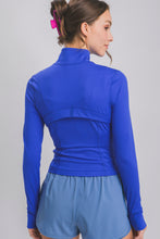 Load image into Gallery viewer, Portia Cropped Jacket (Royal)
