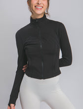 Load image into Gallery viewer, Portia Cropped Jacket (Black)
