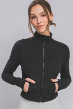 Load image into Gallery viewer, Portia Cropped Jacket (Black)
