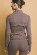 Load image into Gallery viewer, Portia Cropped Jacket (Truffle)
