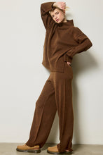 Load image into Gallery viewer, Julie Knit Set Mock Neck (Chocolate)
