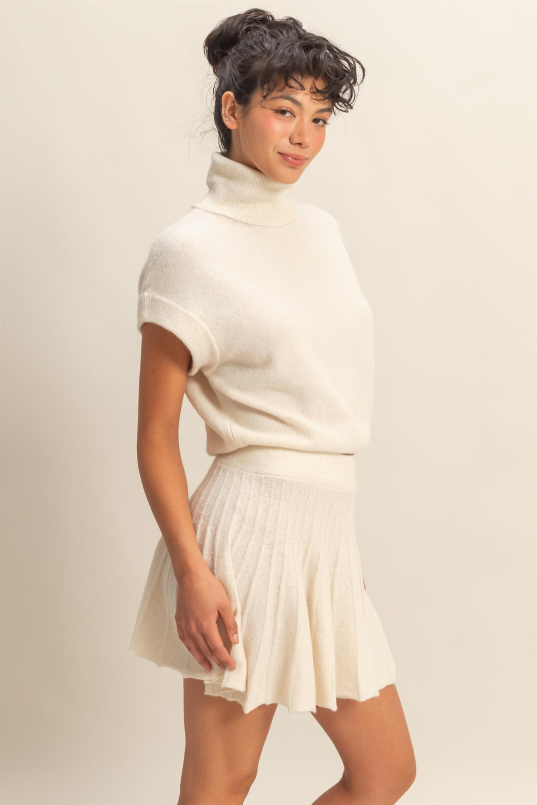 Gemma Set Skirt (Cream)