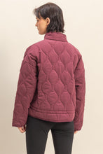 Load image into Gallery viewer, New England Quilted Jacket (Wine)
