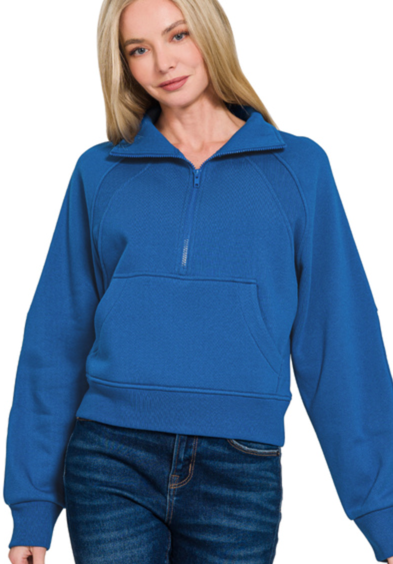 Scuba Half Zip (Blue)