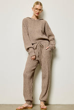 Load image into Gallery viewer, Cable Knit Bliss Set Hoodie (Mocha)
