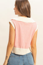 Load image into Gallery viewer, Harbor Sweater Vest (Coral)
