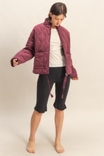 Load image into Gallery viewer, New England Quilted Jacket (Wine)
