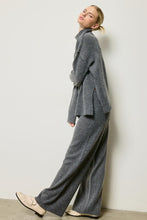 Load image into Gallery viewer, Julie Knit Set Mock Neck (Charcoal)
