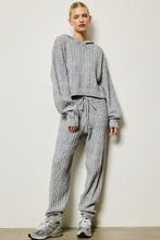 Load image into Gallery viewer, Cable Knit Bliss Set Pants (Grey) PREORDER
