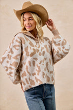 Load image into Gallery viewer, Leopard Collared Sweater
