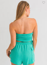 Load image into Gallery viewer, Day Off Ruched Top (Teal)
