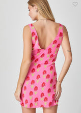 Load image into Gallery viewer, In The Garden V-Neck Dress (Pink)
