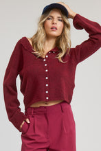 Load image into Gallery viewer, Piper Cardigan (Burgundy)
