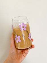Load image into Gallery viewer, Flower Can Glass Cup (Lavender)
