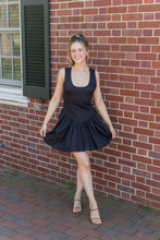 Load image into Gallery viewer, She&#39;s A Flirt Flouncy Dress (Black)
