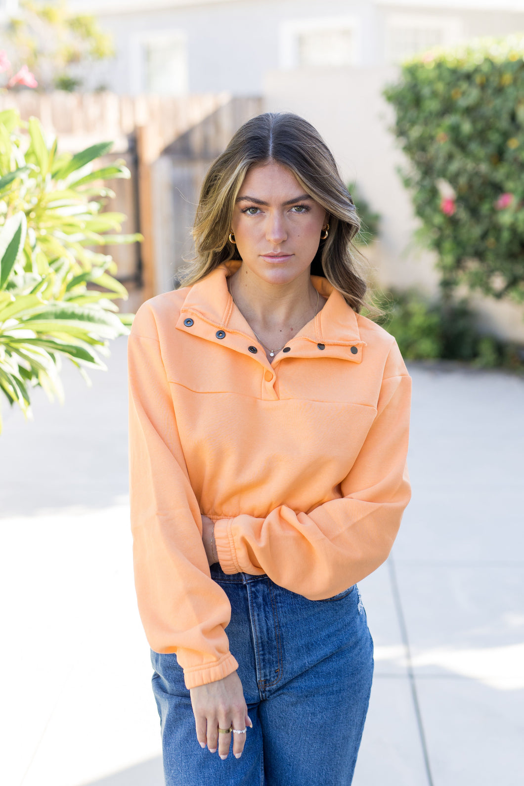 Bend And Snap Sweatshirt (Tangerine)