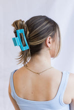 Load image into Gallery viewer, Jumbo Claw Hair Clip (Aqua Blue)
