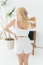 Load image into Gallery viewer, White Terrycloth Set (Tank)
